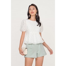 Textured Babydoll Top