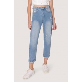 Denim Straight Leg Jeans