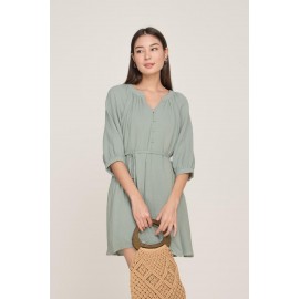 Balloon Sleeve Kaftan Dress