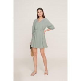 Balloon Sleeve Kaftan Dress