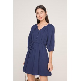 Balloon Sleeve Kaftan Dress