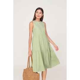 Tiered Midi Dress