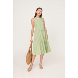 Tiered Midi Dress