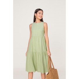 Tiered Midi Dress