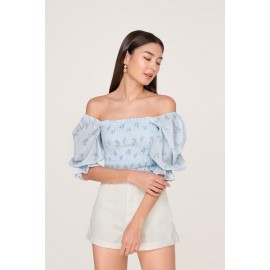 Shirred Crop Top