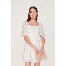 Puff Sleeve Babydoll Dress