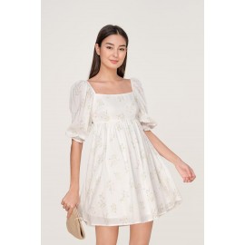 Puff Sleeve Babydoll Dress