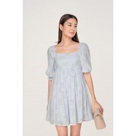 Puff Sleeve Babydoll Dress