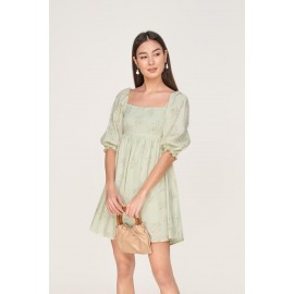 Puff Sleeve Babydoll Dress