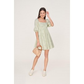 Puff Sleeve Babydoll Dress