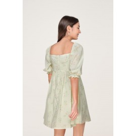 Puff Sleeve Babydoll Dress