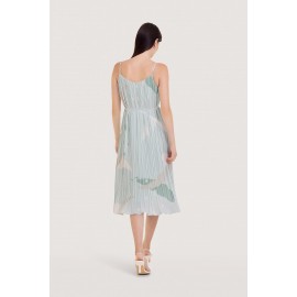 Pleated Midi Dress