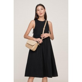 Babydoll Pocket Midi Dress