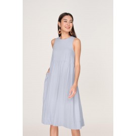 Babydoll Pocket Midi Dress