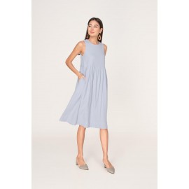 Babydoll Pocket Midi Dress