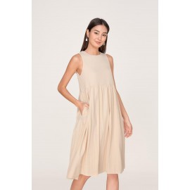 Babydoll Pocket Midi Dress