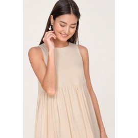 Babydoll Pocket Midi Dress