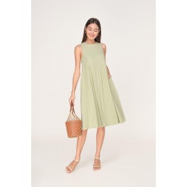 Babydoll Pocket Midi Dress