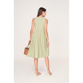 Babydoll Pocket Midi Dress