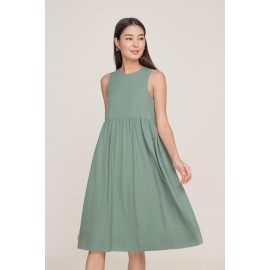 Babydoll Pocket Midi Dress