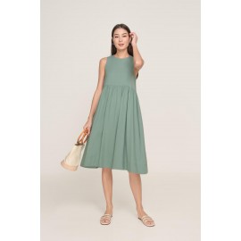 Babydoll Pocket Midi Dress