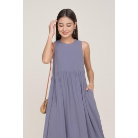 Babydoll Pocket Midi Dress