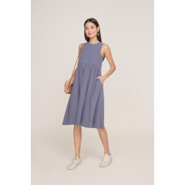 Babydoll Pocket Midi Dress