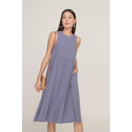 Babydoll Pocket Midi Dress