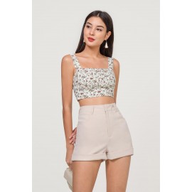 Ruched Bustier Top