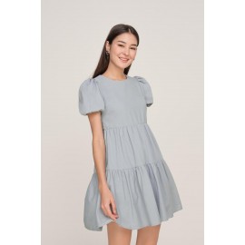 Puff Sleeve Babydoll Dress