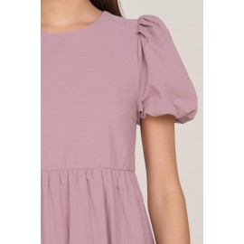 Puff Sleeve Babydoll Dress