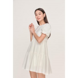 Puff Sleeve Babydoll Dress