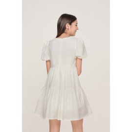 Puff Sleeve Babydoll Dress