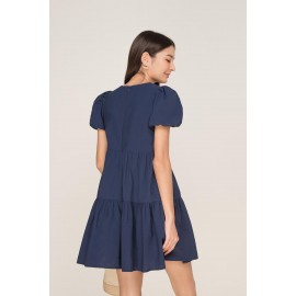 Puff Sleeve Babydoll Dress