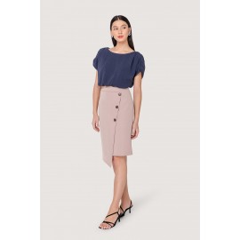 Button Pencil Skirt