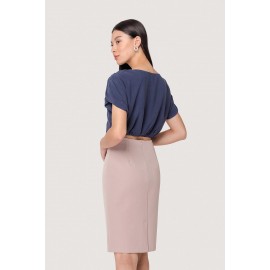 Button Pencil Skirt