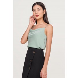 Button Pencil Skirt