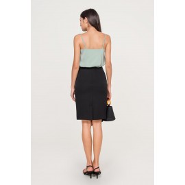 Button Pencil Skirt