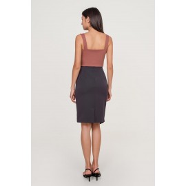 Button Pencil Skirt