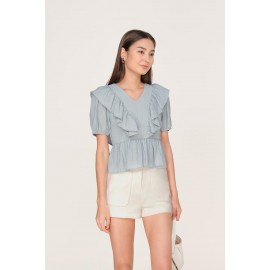 Ruffle Blouson