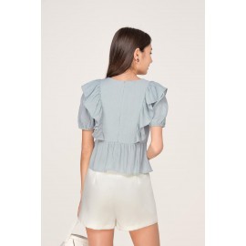 Ruffle Blouson