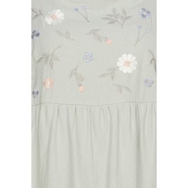 Embroidered Babydoll Playsuit