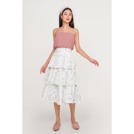 Layered Midi Skirt