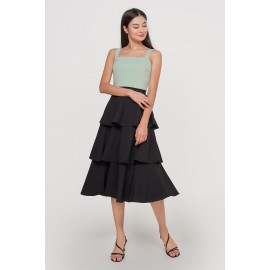 Layered Midi Skirt