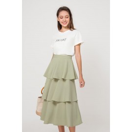 Layered Midi Skirt