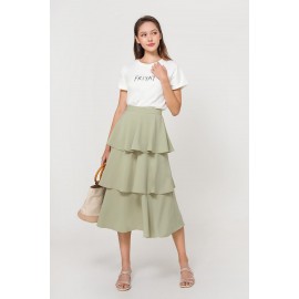 Layered Midi Skirt