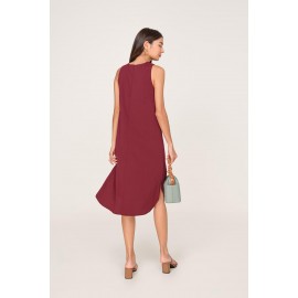 Slit Midi Dress