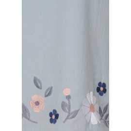 Embroidered Shift Dress