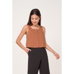 Textured Button Top