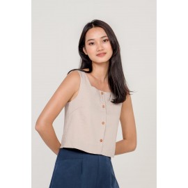 Textured Button Top